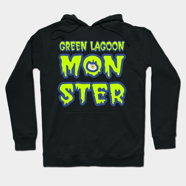 Green Lagoon Monster Hoodie by Scar